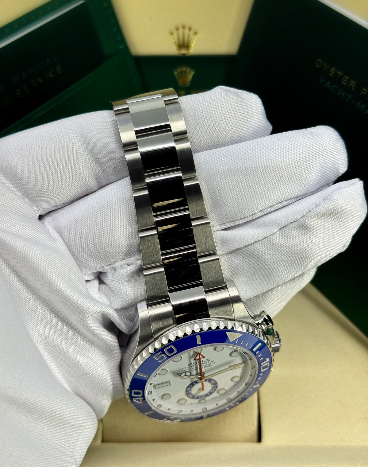 Rolex Yacht-Master II 44mm, Stainless Steel, White, Ref# 126680-0001, dated 2026
