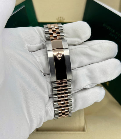 Rolex Datejust 36mm, 18k RG & Stainless Steel, Chocolate, Jubilee, Ref# 126231-0043, dated 2025