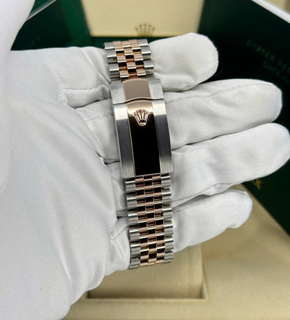Rolex Datejust 36mm, 18k RG & Stainless Steel, Chocolate, Jubilee, Ref# 126231-0043, dated 2025