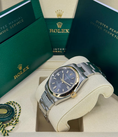 Rolex Oyster Perpetual 36mm, 18k YG/SS, 100th Anniversary Edition, Slate, Ref# 126003-0001, dated 2026