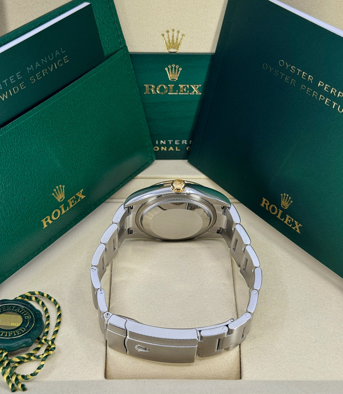 Rolex Oyster Perpetual 36mm, 18k YG/SS, 100th Anniversary Edition, Slate, Ref# 126003-0001, dated 2026