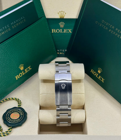Rolex Oyster Perpetual 36mm, Stainless Steel, Turquoise, Ref# 126000-0006, dated 2026