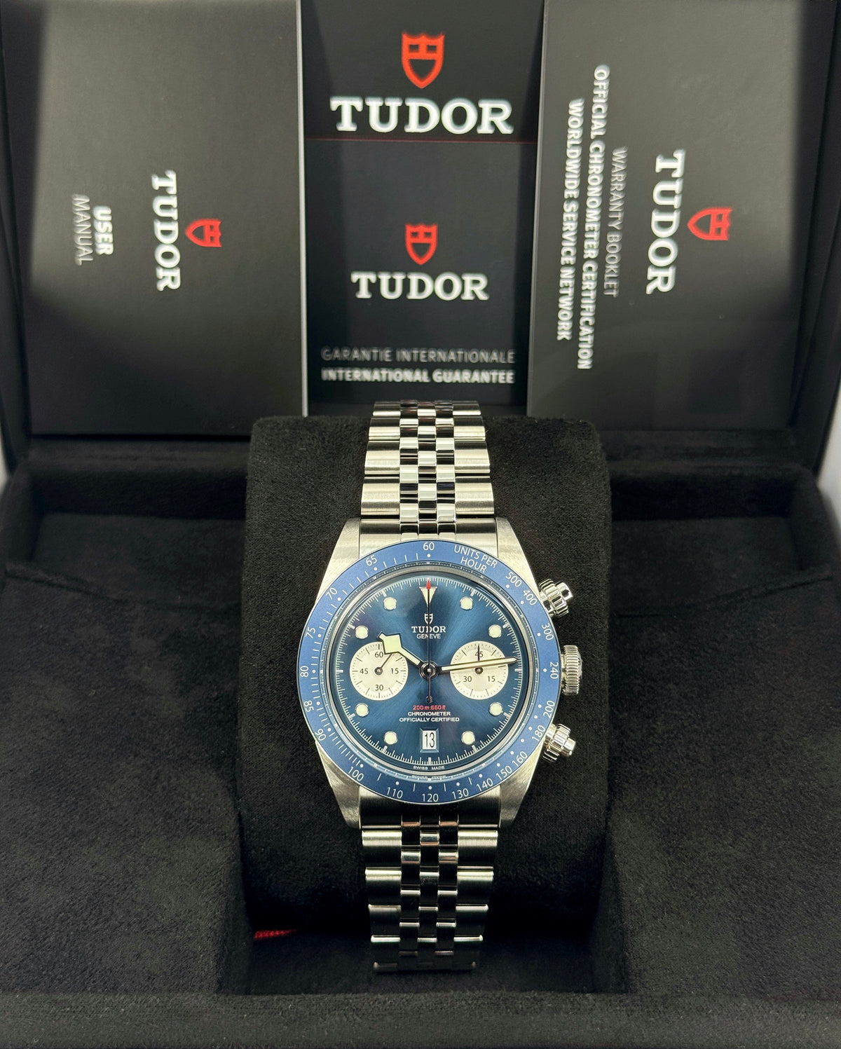 Tudor Black Bay Chrono 41mm, Boutique Edition, Blue, Ref# 79360B-0002, dated 2026