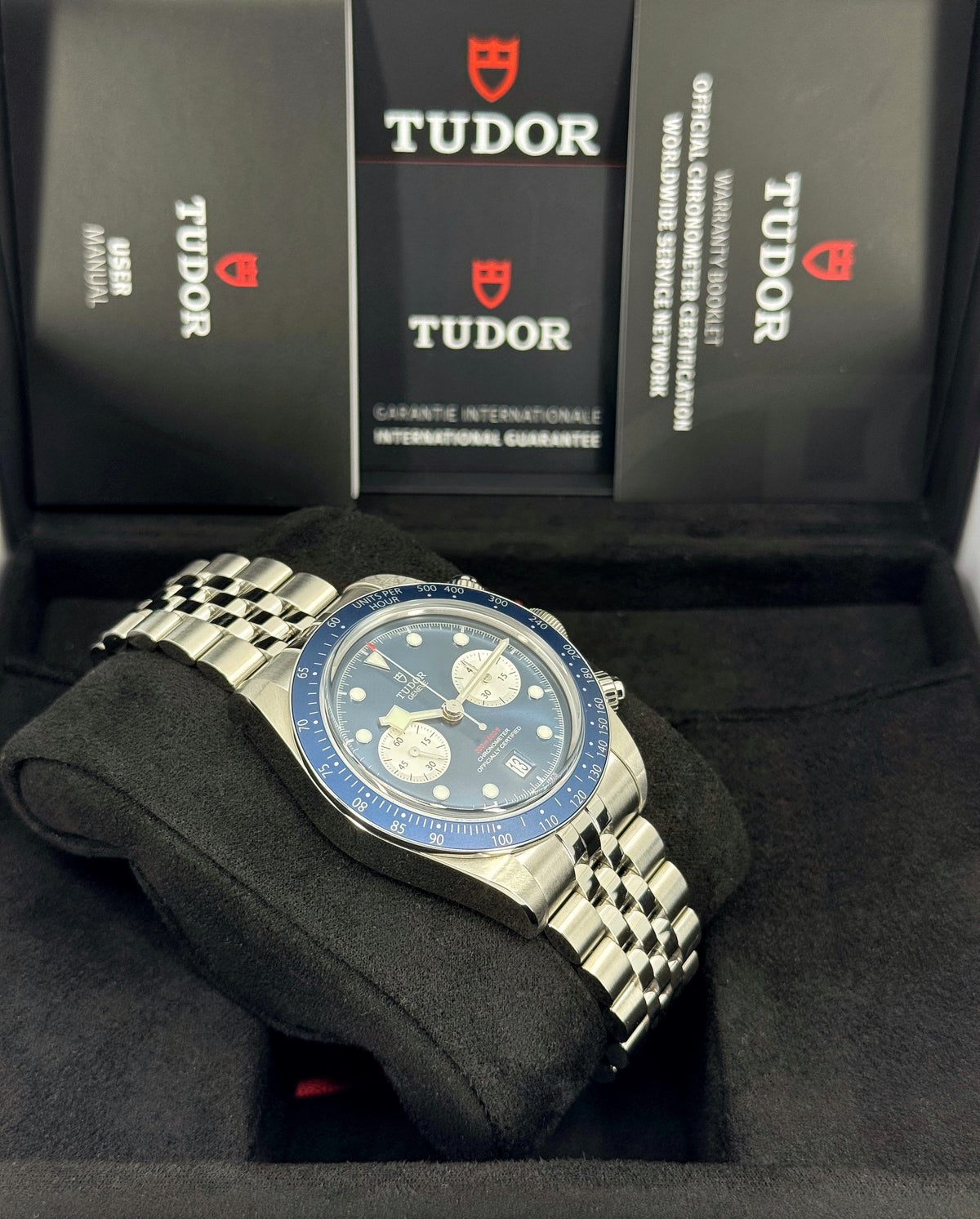 Tudor Black Bay Chrono 41mm, Boutique Edition, Blue, Ref# 79360B-0002, dated 2026