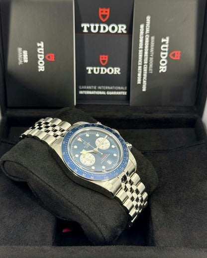 Tudor Black Bay Chrono 41mm, Boutique Edition, Blue, Ref# 79360B-0002, dated 2026