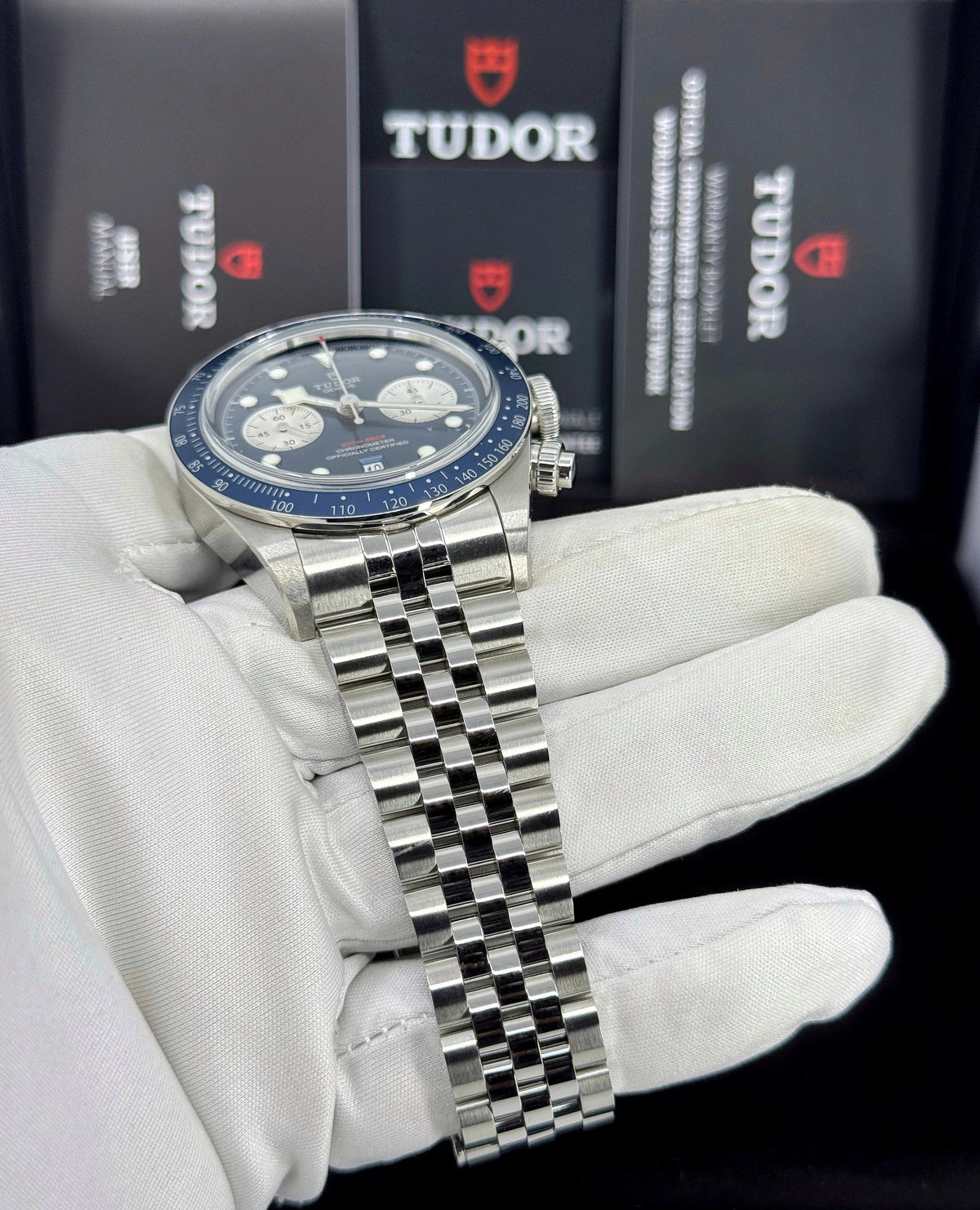 Tudor Black Bay Chrono 41mm, Boutique Edition, Blue, Ref# 79360B-0002, dated 2026