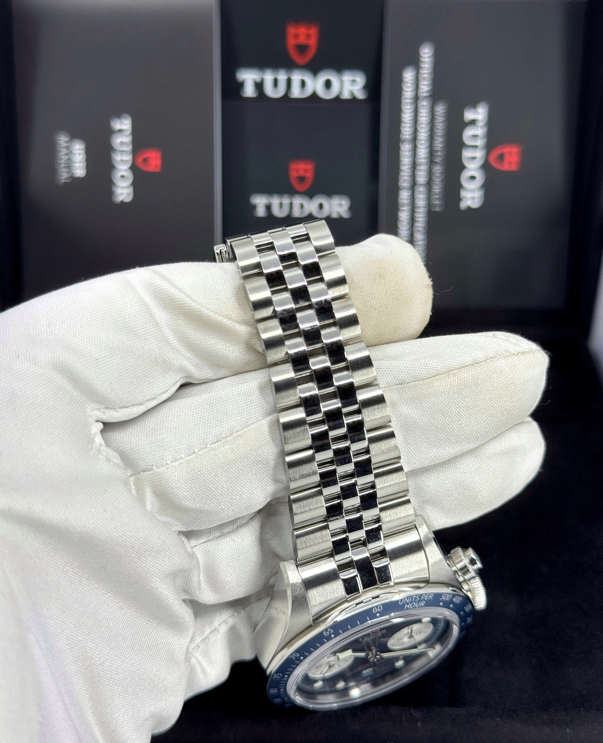Tudor Black Bay Chrono 41mm, Boutique Edition, Blue, Ref# 79360B-0002, dated 2026