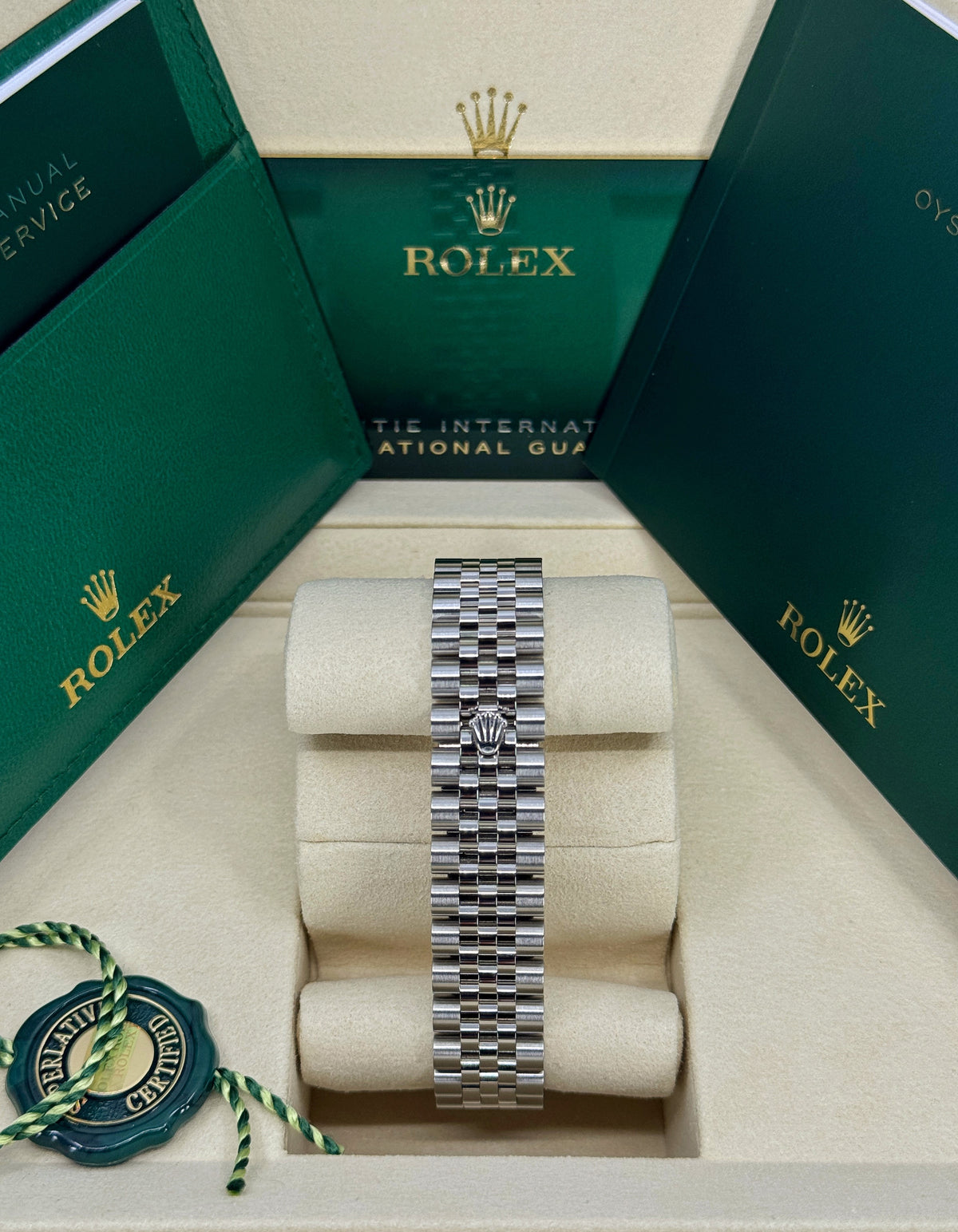 Rolex Datejust 31mm, Stainless Steel, Pink Roman, Jubilee, Ref# 278274-0020, dated 2026