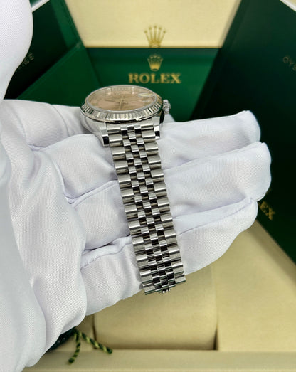 Rolex Datejust 31mm, Stainless Steel, Pink Roman, Jubilee, Ref# 278274-0020, dated 2026