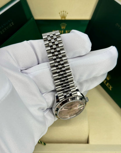 Rolex Datejust 31mm, Stainless Steel, Pink Roman, Jubilee, Ref# 278274-0020, dated 2026