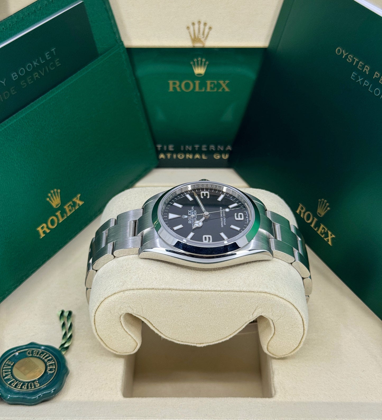 Rolex Explorer 36mm, Stainless Steel, Black, Ref# 124270, dated 2025