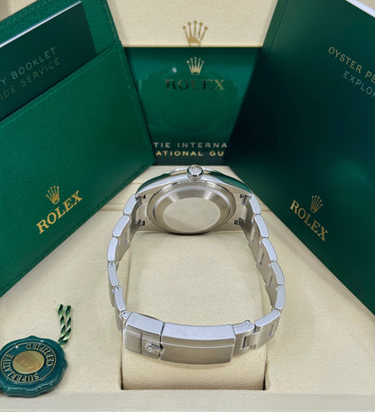 Rolex Explorer 36mm, Stainless Steel, Black, Ref# 124270, dated 2025