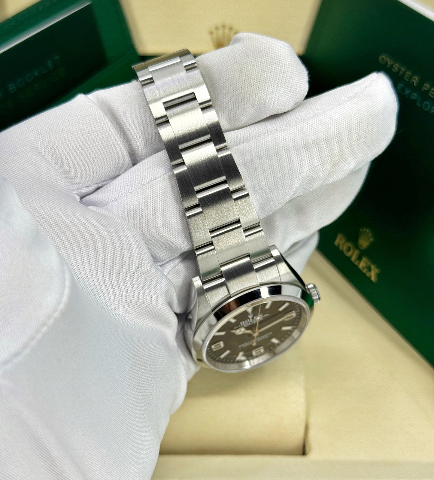 Rolex Explorer 36mm, Stainless Steel, Black, Ref# 124270, dated 2025