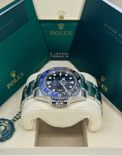 Rolex GMT-Master II 40mm, Stainless Steel, Batman, Oyster, Ref# 126710BLNR-0003, dated 2025