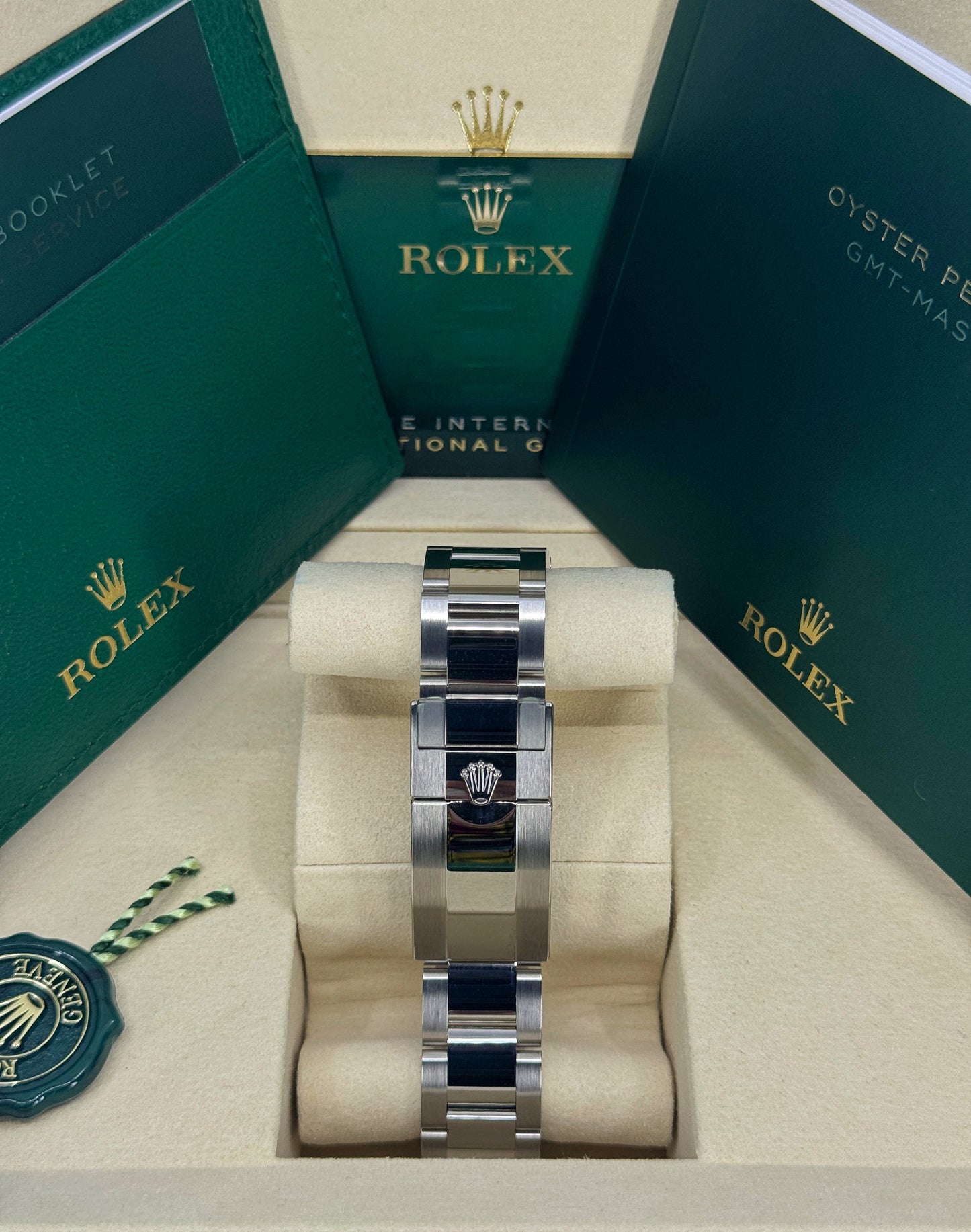 Rolex GMT-Master II 40mm, Stainless Steel, Batman, Oyster, Ref# 126710BLNR-0003, dated 2025