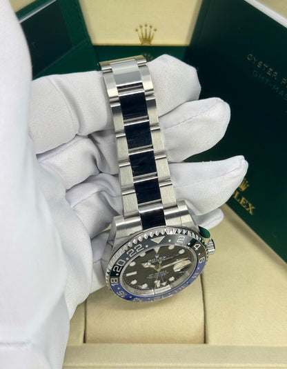 Rolex GMT-Master II 40mm, Stainless Steel, Batman, Oyster, Ref# 126710BLNR-0003, dated 2026