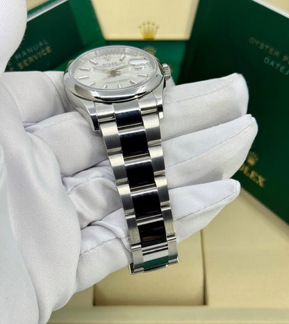 Rolex Datejust 36mm, Stainless Steel, Silver, Oyster, Ref# 126200-0002, dated 2025