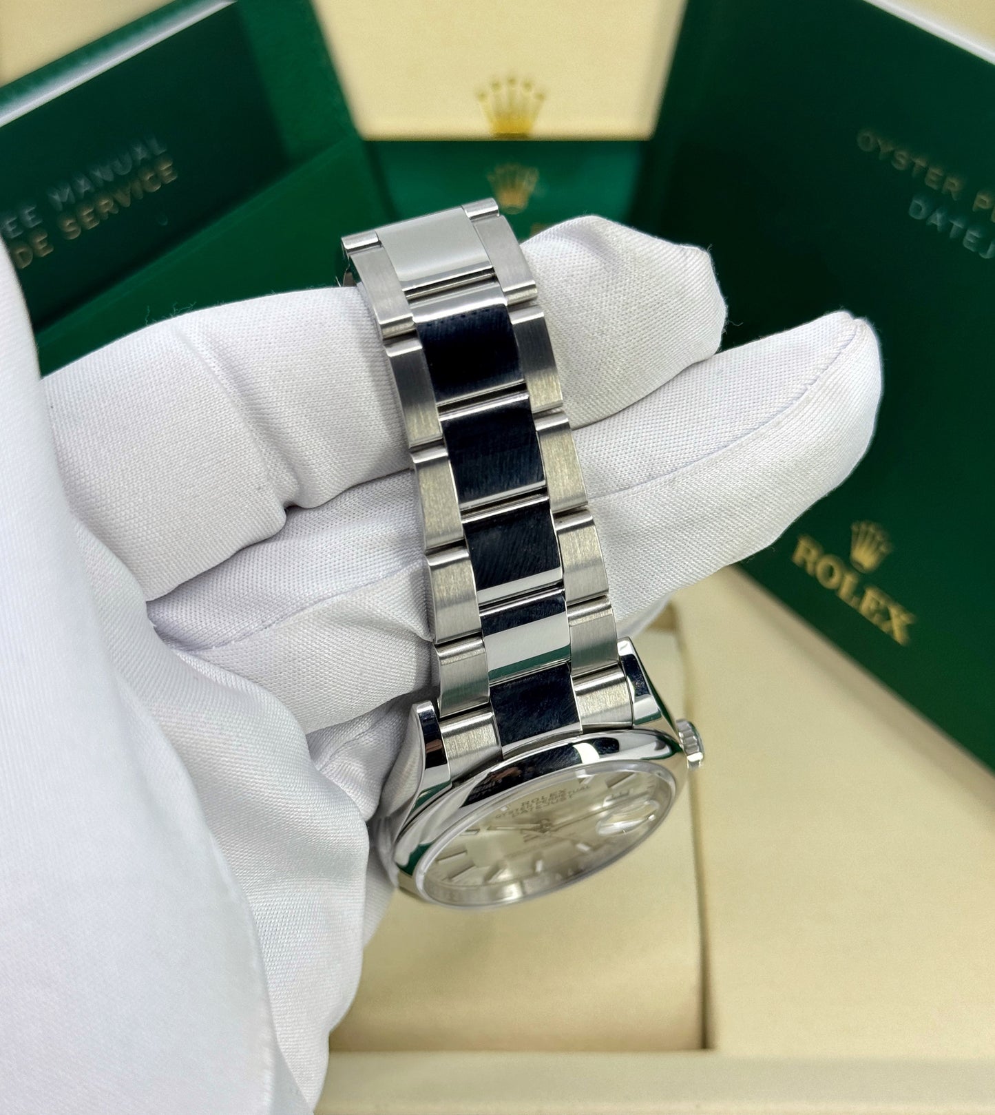 Rolex Datejust 36mm, Stainless Steel, Silver, Oyster, Ref# 126200-0002, dated 2025