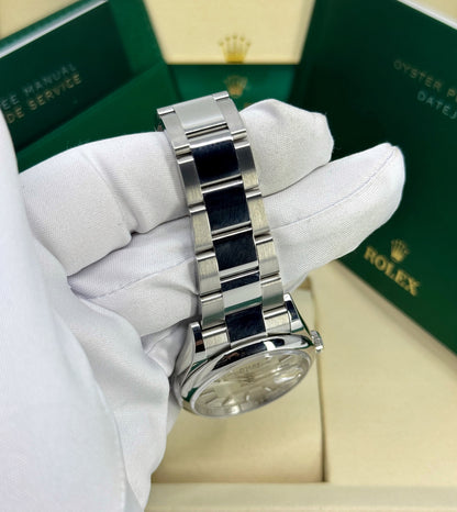 Rolex Datejust 36mm, Stainless Steel, Silver, Oyster, Ref# 126200-0002, dated 2025