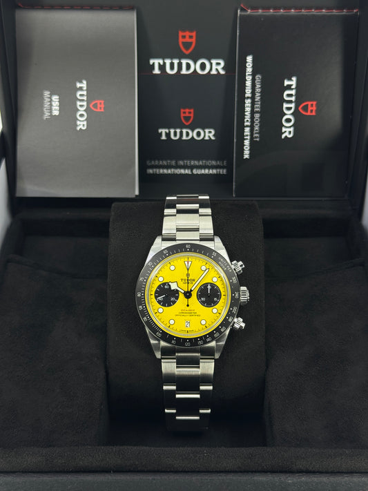 Tudor Black Bay Chrono 39mm, Special Edition, Bumblebee, Yellow, Ref# 79310N-0001, dated 2026