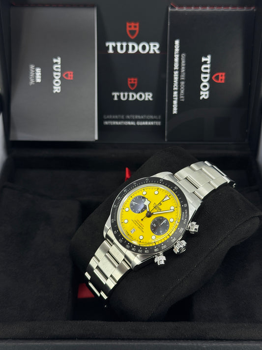Tudor Black Bay Chrono 39mm, Special Edition, Bumblebee, Yellow, Ref# 79310N-0001, dated 2026