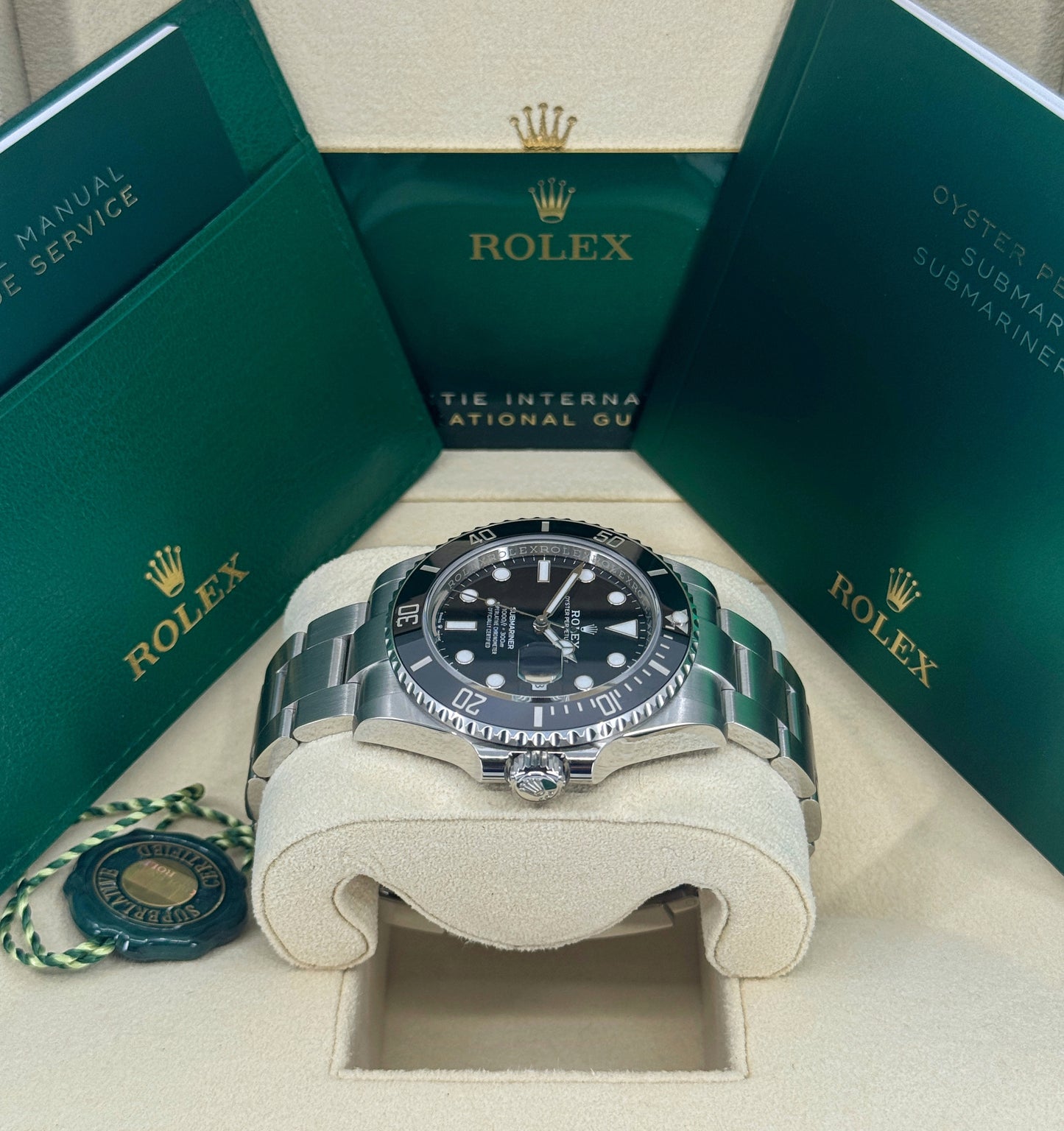 Rolex Submariner 41mm, Date, Stainless Steel, Black, Ref# 126610LN, dated 2024