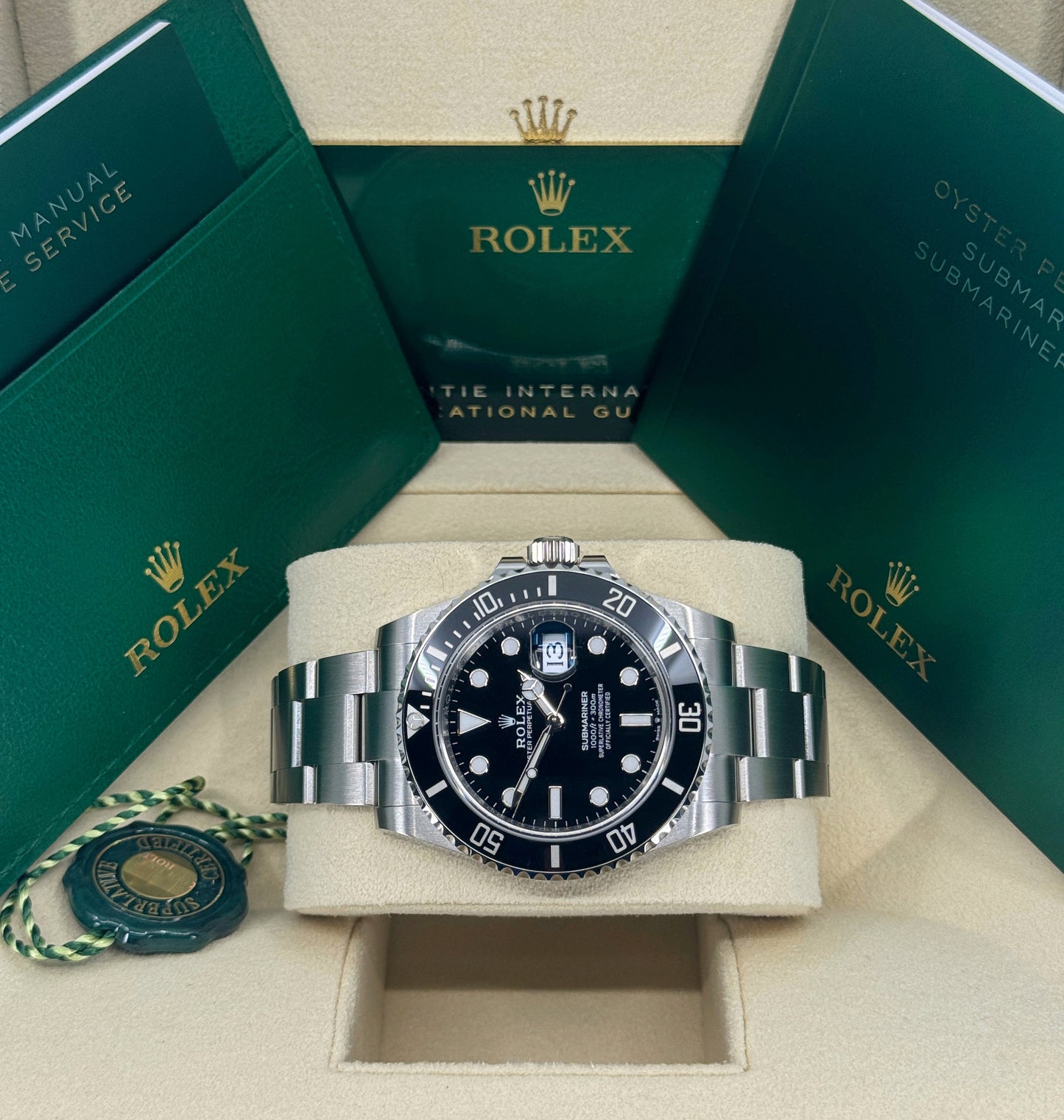 Rolex Submariner 41mm, Date, Stainless Steel, Black, Ref# 126610LN, dated 2024