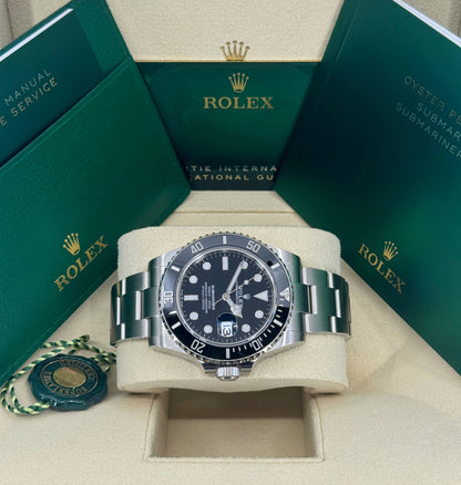 Rolex Submariner 41mm, Date, Stainless Steel, Black, Ref# 126610LN, dated 2024