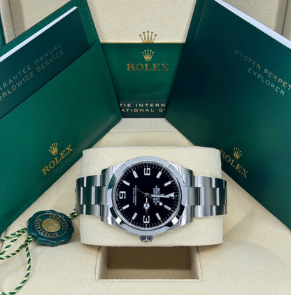 Rolex Explorer 40mm, Stainless Steel, Black, Ref# 224270, dated 2024