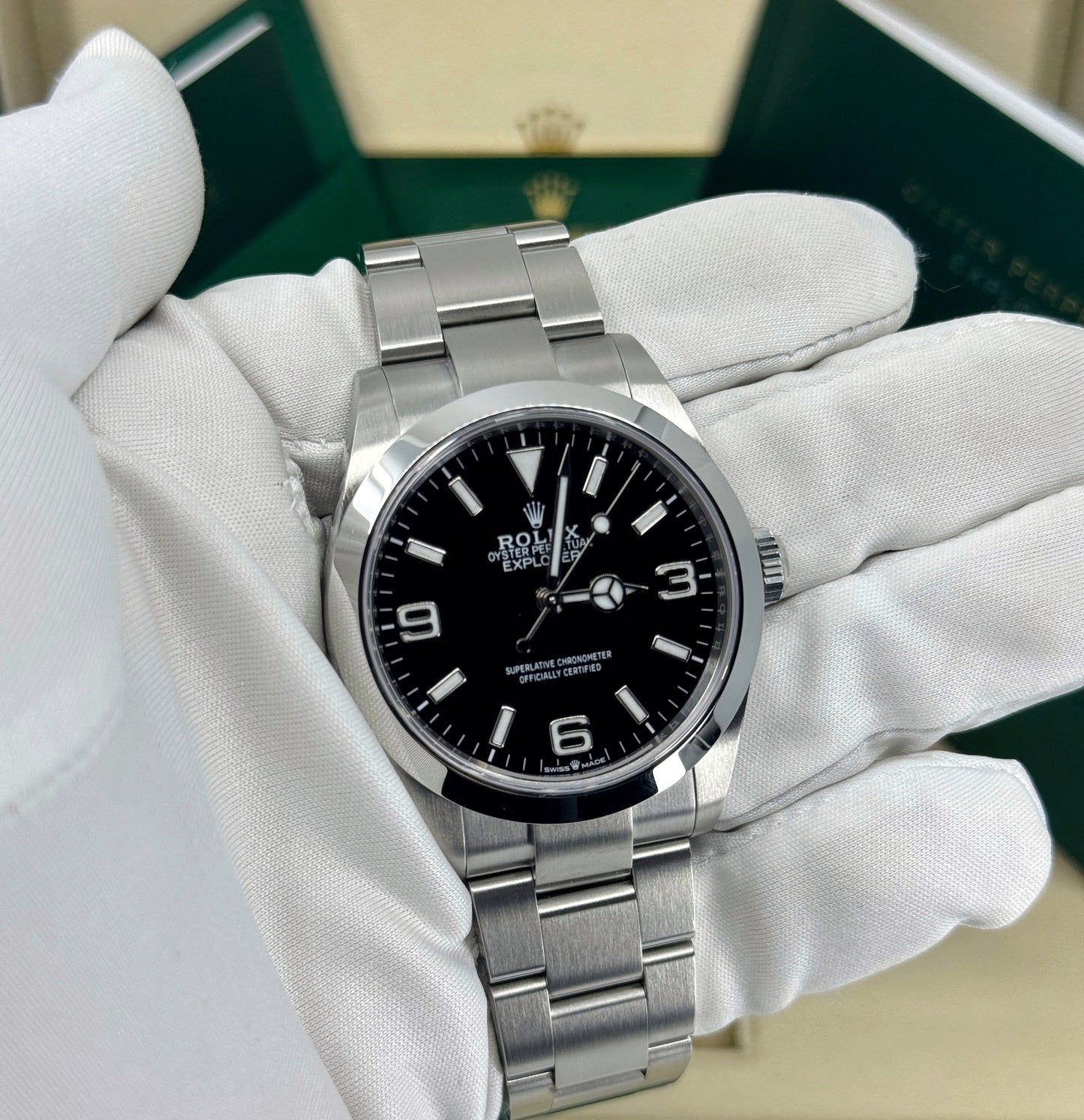 Rolex Explorer 40mm, Stainless Steel, Black, Ref# 224270, dated 2024