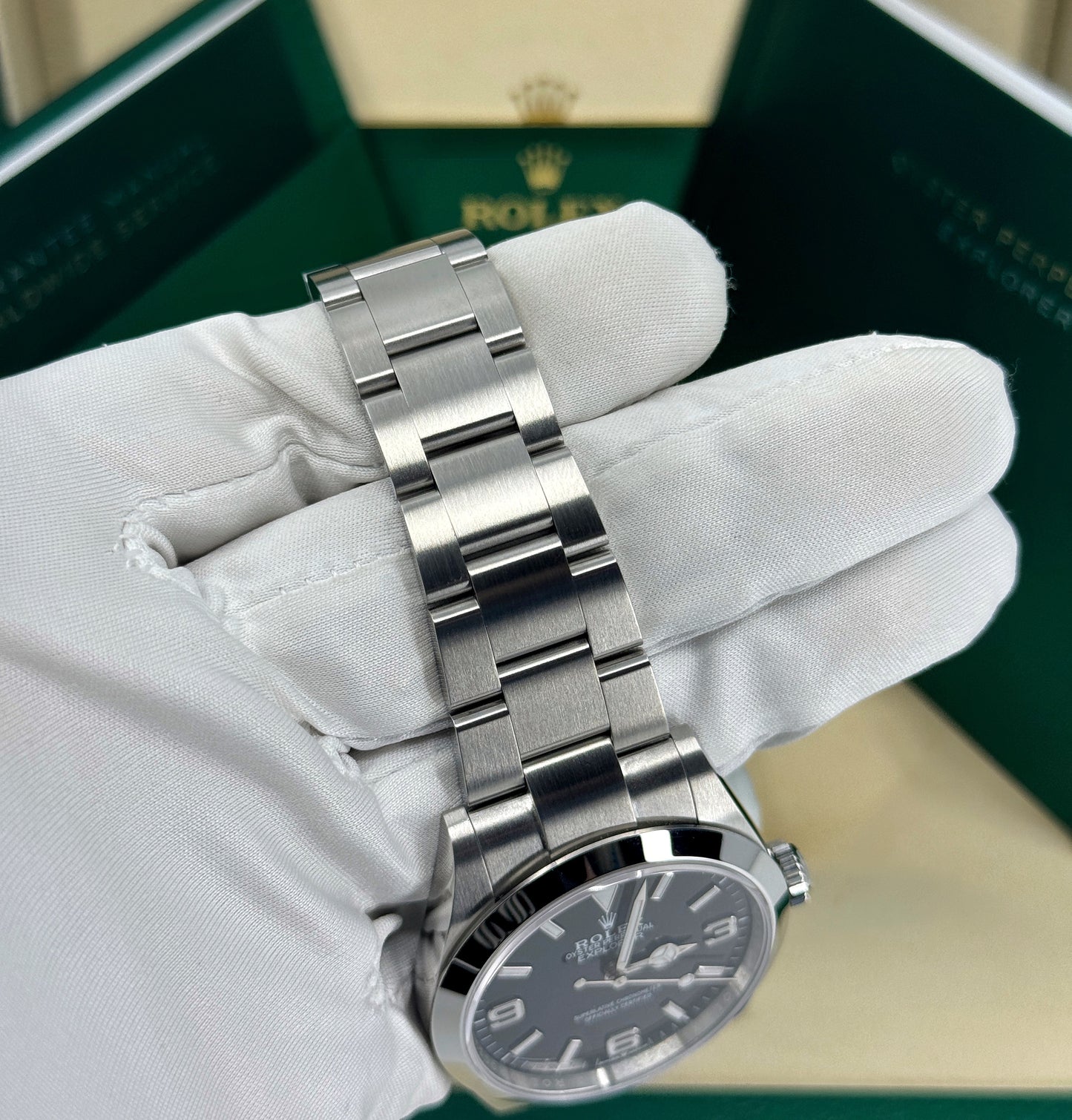 Rolex Explorer 40mm, Stainless Steel, Black, Ref# 224270, dated 2026