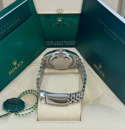Rolex Datejust 36mm, Stainless Steel, Green, Jubilee, Ref# 126234-0051, dated 2026