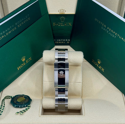 Rolex Datejust 41mm, Stainless Steel, Blue, Oyster, Ref# 126334-0001, dated 2026