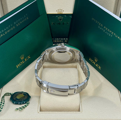 Rolex Datejust 41mm, Stainless Steel, Blue, Oyster, Ref# 126334-0001, dated 2026