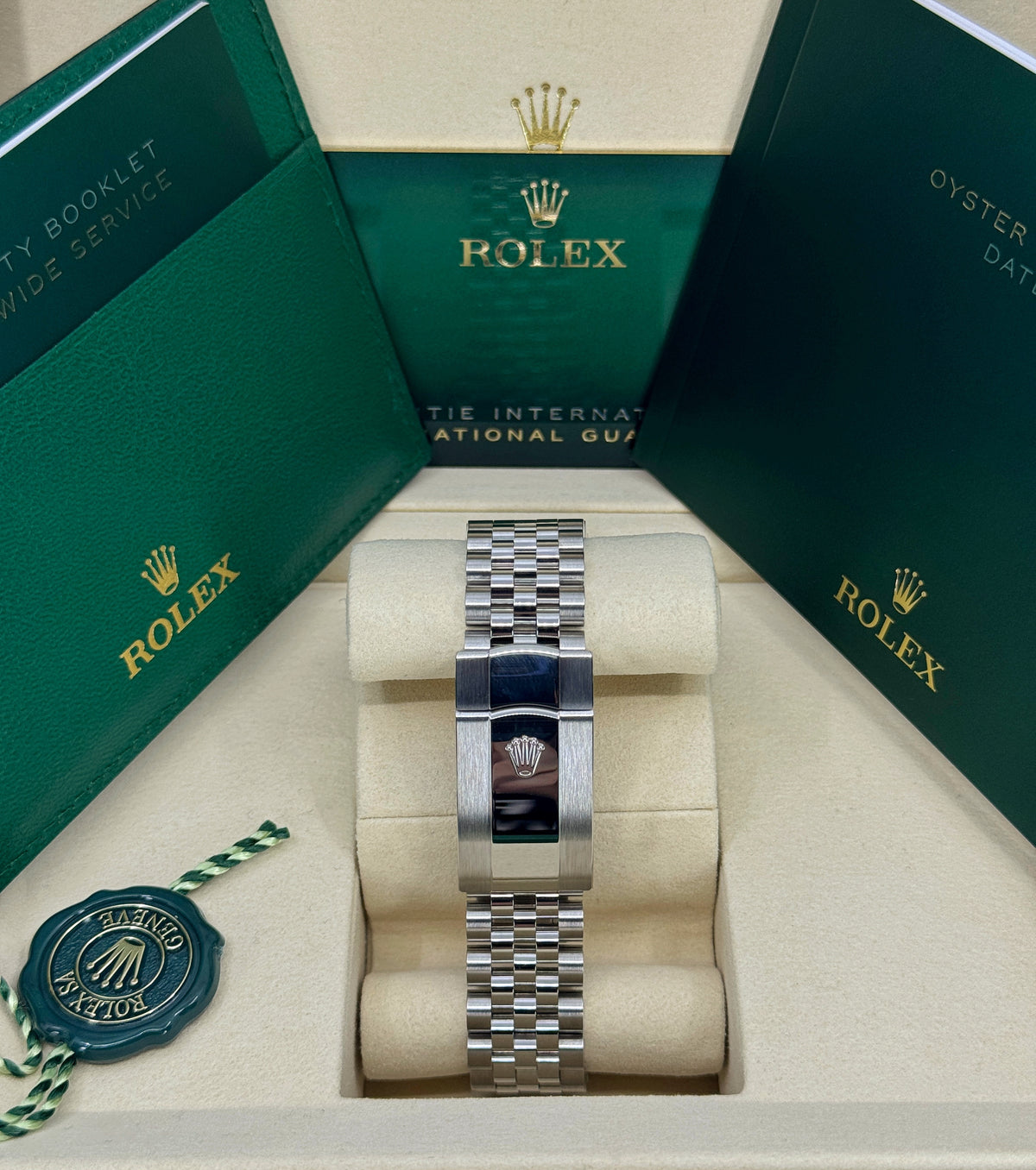 Rolex Datejust 36mm, Stainless Steel, Black, Jubilee, Ref# 126234-0015, dated 2026