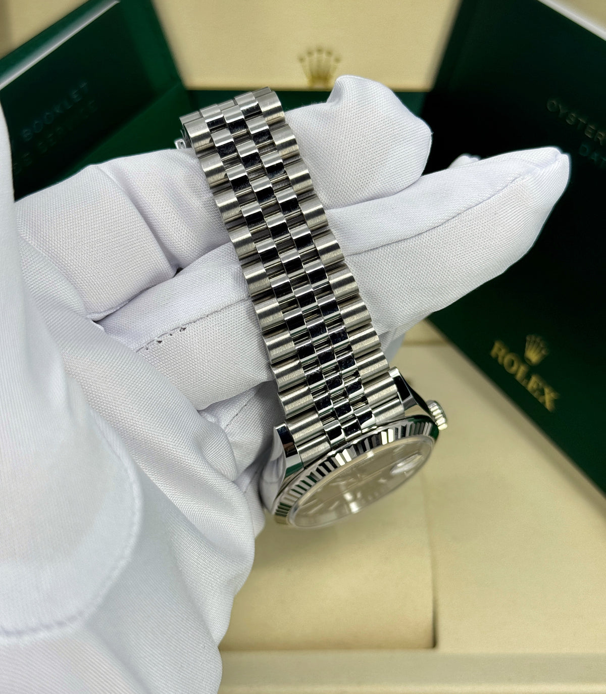 Rolex Datejust 36mm, Stainless Steel, Black, Jubilee, Ref# 126234-0015, dated 2026