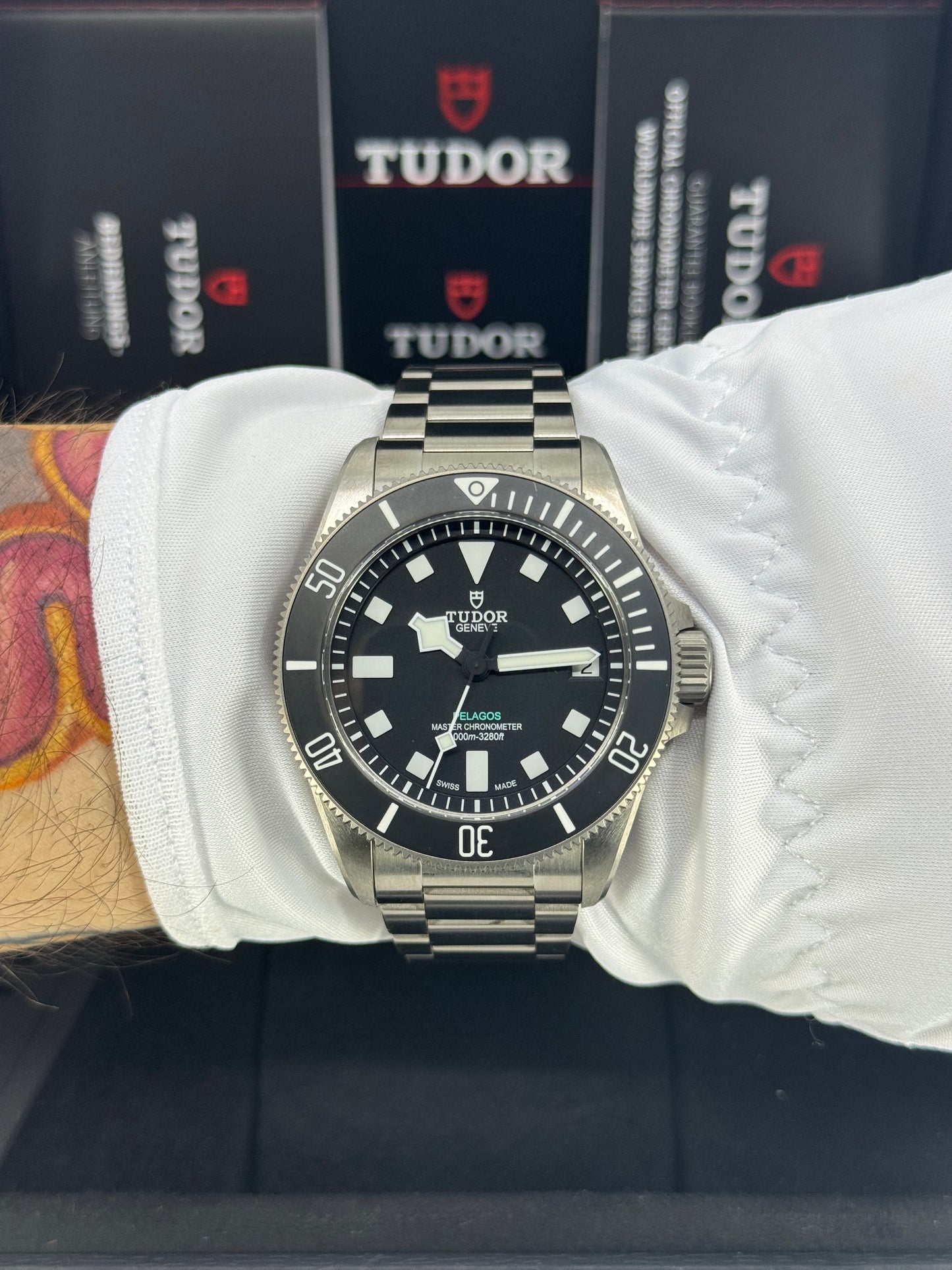 Pre-owned Tudor Pelagos Ultra 43mm, Black, Ref# 2543C1A7NU-0001, dated 2026