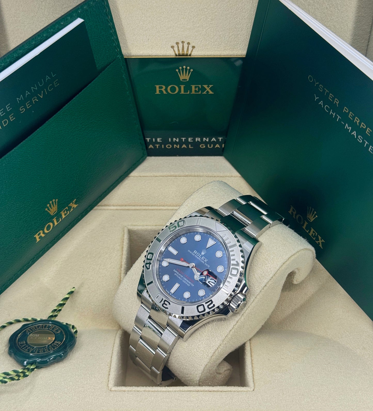 Rolex Yacht-Master 40mm, Stainless Steel, Blue, Ref# 126622-0002, dated 2024