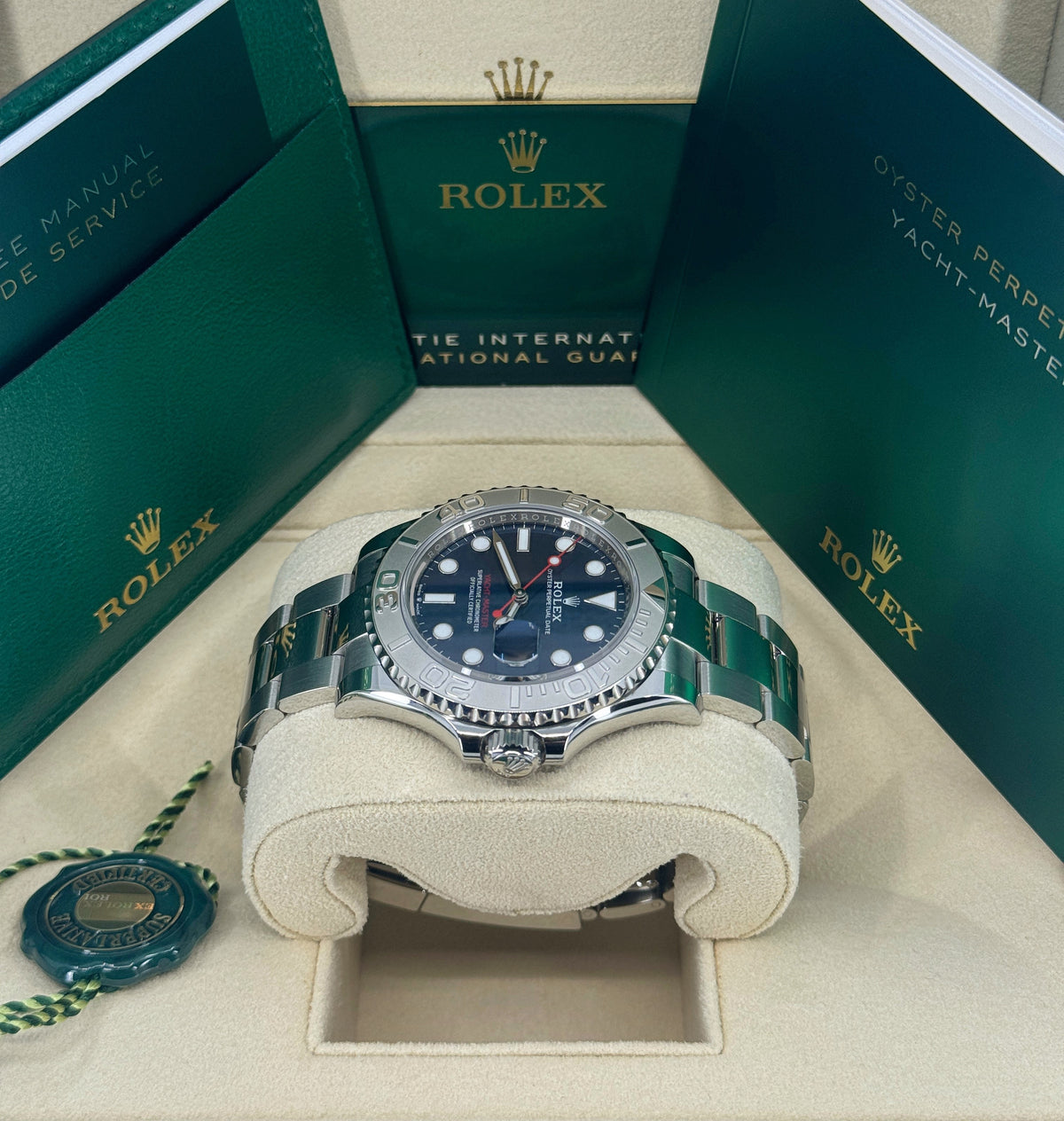Rolex Yacht-Master 40mm, Stainless Steel, Blue, Ref# 126622-0002, dated 2026