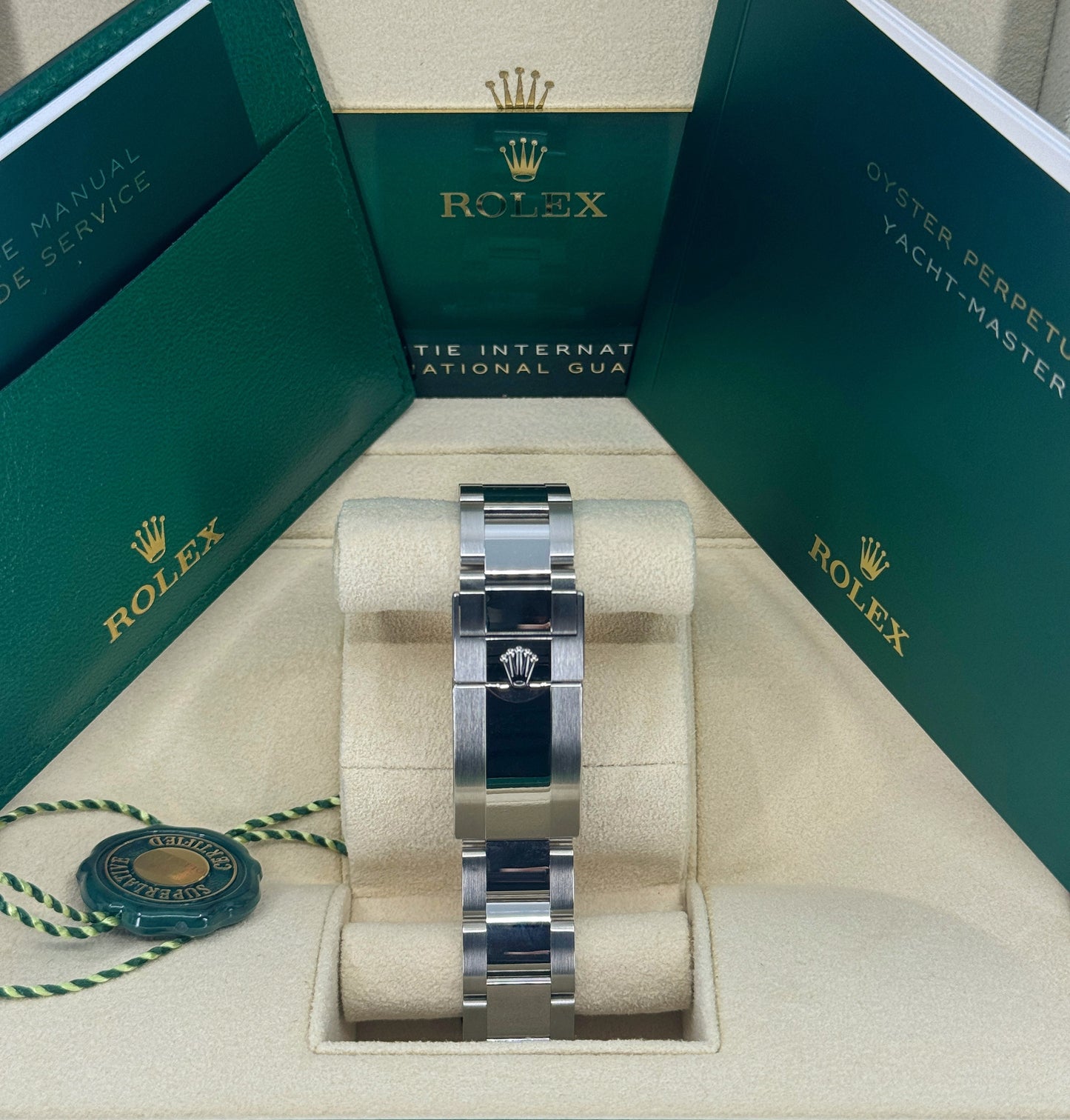 Rolex Yacht-Master 40mm, Stainless Steel, Blue, Ref# 126622-0002, dated 2026