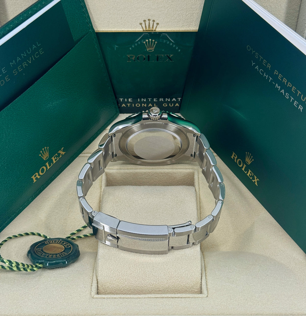 Rolex Yacht-Master 40mm, Stainless Steel, Blue, Ref# 126622-0002, dated 2026