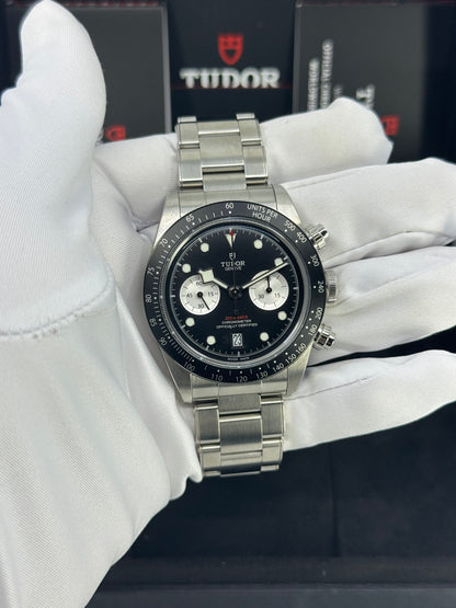 Tudor Black Bay Chrono 41mm, Black, Ref# 79360N-0001, dated 2024