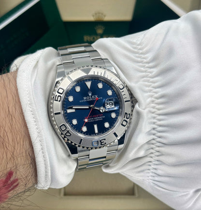 Rolex Yacht-Master 40mm, Stainless Steel, Blue, Ref# 126622-0002, dated 2026