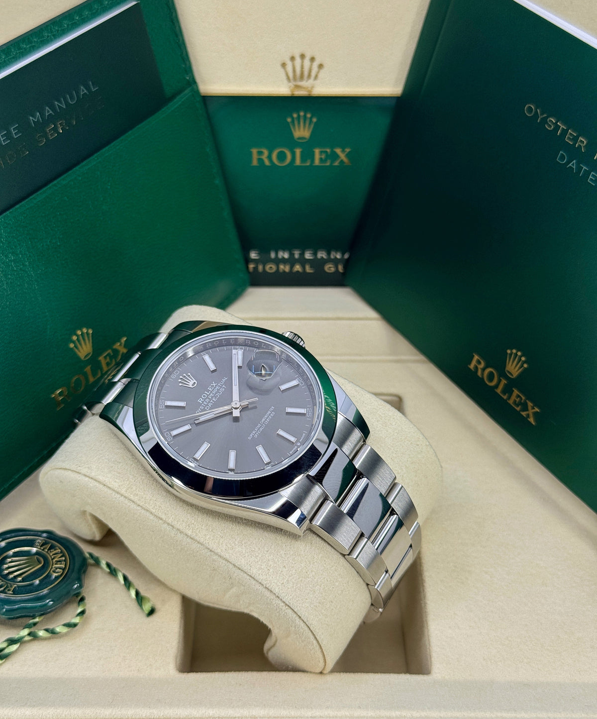 Rolex Datejust 41mm, Stainless Steel, Rhodium, Oyster, Ref# 126300-0007, dated 2026
