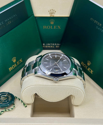 Rolex Datejust 41mm, Stainless Steel, Rhodium, Oyster, Ref# 126300-0007, dated 2026