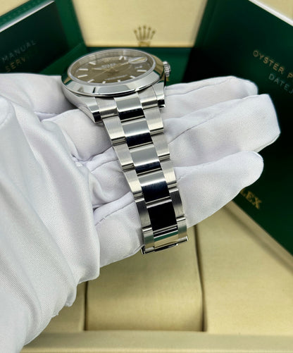 Rolex Datejust 41mm, Stainless Steel, Rhodium, Oyster, Ref# 126300-0007, dated 2026
