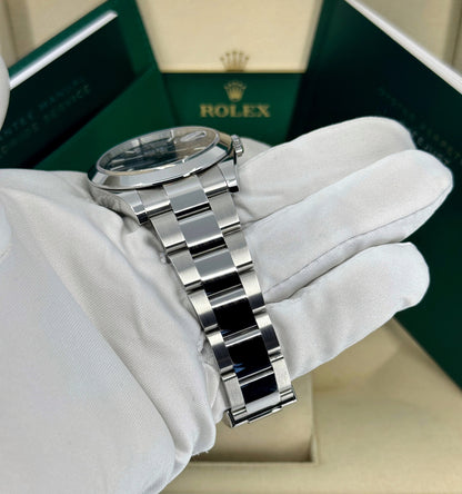 Rolex Datejust 41mm, Stainless Steel, Blue, Oyster, Ref# 126300-0001, dated 2024