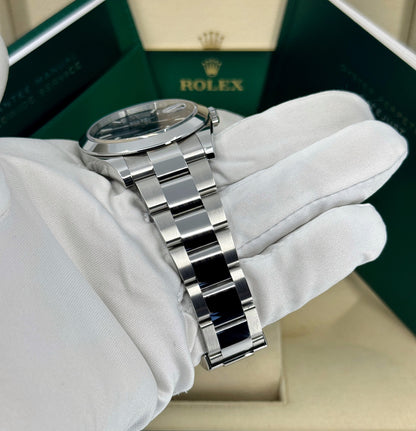 Rolex Datejust 41mm, Stainless Steel, Blue, Oyster, Ref# 126300-0001, dated 2025