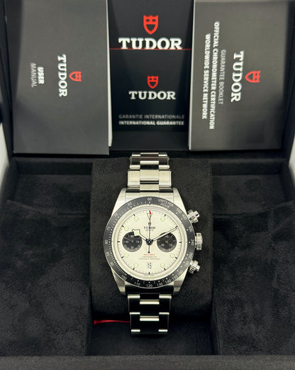 Tudor Black Bay Chrono 41mm, White, Ref# 79360N-0012, dated 2026