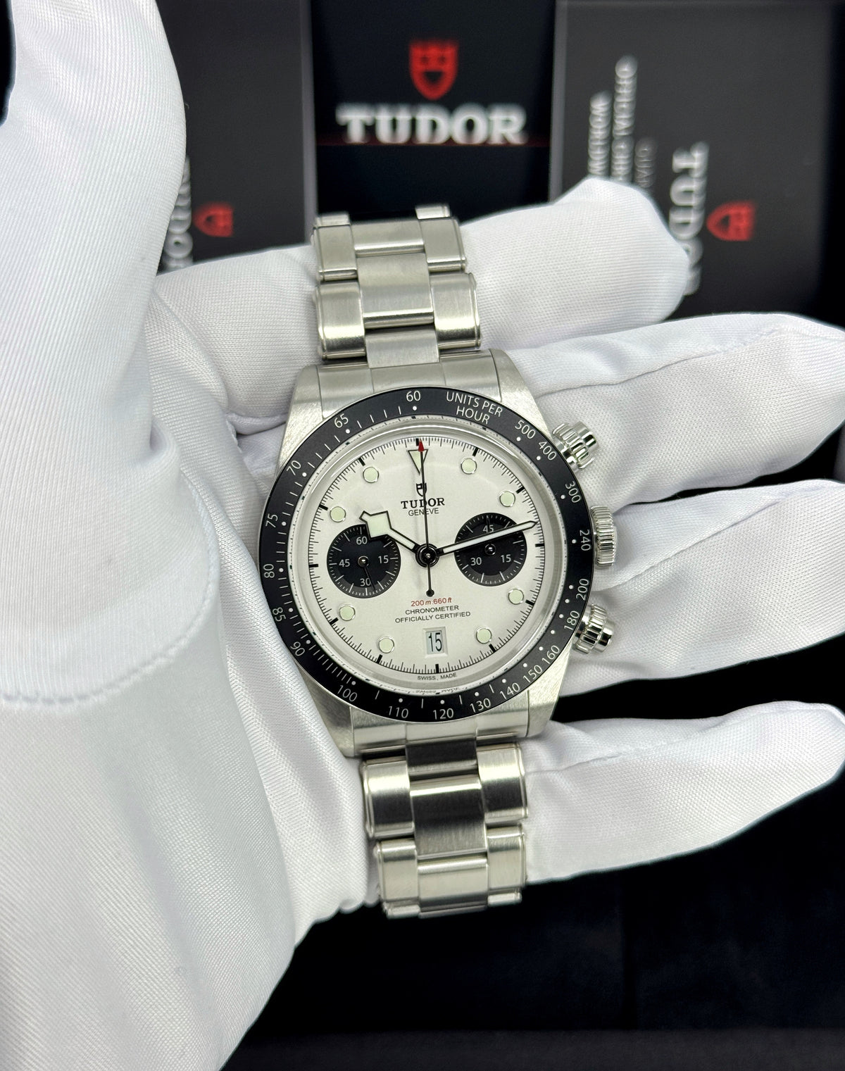 Tudor Black Bay Chrono 41mm, White, Ref# 79360N-0012, dated 2026